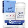 Secret Clinical Strength deodorante e antitraspirante per donne, Clear gel, completely Clean, 2.6 oz.
