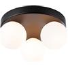 Paulmann 71069 Plafoniera Selection Bathroom Gove IP44 G9 230V max 3x20W dimmerabile nero opaco, satinato, luce bagno