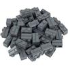 LEGO Parts and Pieces: Dark Gray (Dark Stone Grey) 1x2 Masonry Profile Brick x50