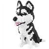 Balody Kit Di Costruzione Con Mini Blocchi. Figura Di Mascotte Da Assemblare. Attività Creativa Adulti E Bambini.Cane Husky