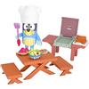 BlueY Moose Toys BLUEY S3 MINI PLAYSET - FAMILY BACKYARD BBQ