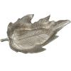 DRW Centrotavola a Forma di Foglia di Ceramica in Argento 52 x 31 x 9 cm