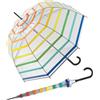 United Colors of Benetton Benetton - Ombrello a campana automatico trasparente - Dip Dye, 105 cm
