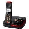 Panasonic KX-TGM420GB - Telefono cordless digitale, segreteria telefonica digitale, unità base e auricolare singolo, LCD, modalità slov-talk, compatibile con apparecchi acustici, blocco delle chiamate