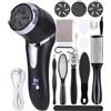 PERMUST Pedicure Elettrico,Pedicure Elettrico Professionale Piedi, IPX7 Impermeabile Ricaricabile Calli Piedi Rimozione con 3 Rullo Ricambio e 2 Velocità, Professionale per Duroni,calli e Pelle Morta