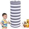WANDGU Pouf XXL Copertura Cameretta Bambini, Sacco Porta Giocattoli, Organizzatore per Peluche e Animali di Pezza, Pouf Senza Imbottitura, 35x100 cm