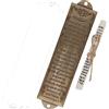PartyKindom Mezuzah - Decorazione vintage in metallo Mezuzah, decorazione religiosa per la porta di casa, regalo ebraico, design classico, ideale per Hanukkah