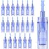 WANDGU 20 aghi per microneedling: 36 pin di ricambio, aghi di ricambio per microneedling, aghi di ricambio universali, aghi di ricambio per microneedling, cartucce di ricambio Derma Pen