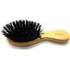 Flair Brush Spazzola molle dei capelli della piccola setola pura di 100% mini - maniglia di bambù