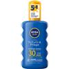 Beiersdorf Nivea Sun Spray solare con formula migliorata, fattore di protezione solare 30, flacone spray da 200 ml, protezione e cura