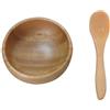 XUMIN 1 set di ciotola con cucchiaio di legno, per la miscelazione di maschere viso, per la cura della pelle, ecologico, con applicatore, per fai da te, accessori per il trucco, per donne e ragazze