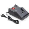 IKRA caricabatterie per batteria da 36 V, tipo AL 36V-20 con indicatore LED | Compatibile con tutti gli attrezzi Bosch 36V, protezione integrata delle celle contro il surriscaldamento e il sovraccarico