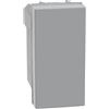 BTICINO MatixGO Comando per gestione tapparelle o oscuranti motorizzati Grigio SJG4037NF Pulsante doppio 1P NO e 1P NO 10 A, 250Vac interbloccato, 1 modulo, grigio