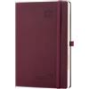 POPRUN Agenda del Docente 2026 2027 A5, Agenda Maestra Settimanale | 14,8 x 21 cm, Scheda Mensile da Ago.2026 a Lug.2027. Copertina in PU Flessibile e Carta Spessa da 90 g/m²(Bordeaux rosso)