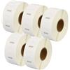 Printing Saver 5 Rotoli S0929120 25mm x 25mm Etichette compatibili per Dymo LabelWriter 4XL 450 400 330 320 Twin Turbo Duo SLP 450 430 420 400 240 220 200 100 Pro Plus (750 Etichette per Rotolo, removibile)