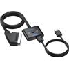 CAMWAY Convertitore Scart a HDMI,Immagini di Qualità Superiore Supporta Commutazione 16: 9/4: 3,Adattatore da SCART a HDMI 1080P,Supporta PAL/NTSC per Lettore DVD/VHS/VCR,con Cavo da 150 cm