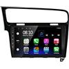 LEXXSON Android Auto Carplay Autoradio per VW Golf 7 MK7 Golf VII 2012-2020, Touch Screen da 10.1 pollici Radio GPS Bluetooth EQ Impostazione Wifi Controllo del Volante Mirrorlink Canbus 2+32G