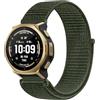 GIOPUEY 22mm 20mm Nylon Cinturini Compatibile con Amazfit T-Rex 3 PRO 48mm/T-Rex 3 PRO 44mm, Traspirante Sport Loop Cinturino in Morbido Nylon Intrecciato, Donne Uomo - Green