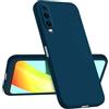 Longstong Custodia Compatibile con HUAWEI P30 (6.1), Sottile Antishock Personalizzata Design Minimalista - Blu zaffiro