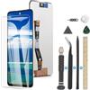 RongZy Display per Motorola Moto G54 5G XT2343-1 XT2343-2 LCD Touch Screen Interno Digitizer per Motorola Moto G54 5G Ricambio Assemblea con Kit di Strumenti (nero)