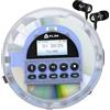 KLIM Nomad Transparent - Lettore cd portatile - Batteria a Lunga Durata - Include Auricolari KLIM Fusion - con CD-R, CD-RW, MP3 - Lettore SD, Radio FM, Bluetooth - Ideale per Auto - Hi-Fi - Nuovo