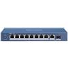 Hikvision - Switch Hikvision 10 Porte ~ 8 Porte Gigabit PoE ~ 1 Porta RJ45 Gigabit ~ 1 Porta SFP Fibra Ottica Switch rete - DS-3E0510P-E/M