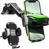 Tsryrlr Supporto Porta Cellulare da Auto, per Cruscotto/Parabrezza/Bocchetta Dell'aria 360 Gradi di Rotazione Operare con Una Sola Mano Supporto Smartphone Universale Per iPhone15 ecc