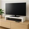 Henor supporto per monitor rialzo TV in legno 62 x 26.5 x 12 cm portata 50 kg Bianco