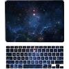 HLAAJJX Custodia Rigida Compatibile con Macbook Pro 14 pollici 2023 2021 con Touch ID M1 A2442/ A2779 M2, Caso Duro Protettivo in Plastica & Copritastiera, Stelle brillanti
