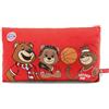 NICI Berni, Mia & Ben - Morbido Cuscino in Tessuto Peluche con Motivo e Logo del Bayern Monaco, Ideale per Bambini e Adulti, a casa, all'Asilo o in Viaggio, 43 x 25 cm, Rosso