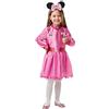 Rubie's Rubies Costume Minnie Mouse Roadster Classic, Disney, Taglia S, 3-4 anni (640906-S)