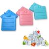 Comioke 6 Pezzi Piccolo Ghiaccioli per Borsa Frigo, Elementi Refrigeranti, Mattonelle Refrigeranti, Mattonelle Ghiaccio, Panetti di Ghiaccio, Panetti di Ghiaccio per Borsa Termica