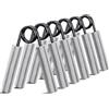 ZEAGUS Metal Hand Grip 6Pack,45KG-157.5KG Avambracci Attrezzi,Allenamento Avambraccio,Rafforzatore della Presa per Esercizi di rafforzamento Muscolare e Riabilitazione delle Mani
