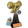 Larius Trofeo da calcio 16-21.5 cm (300-800 g) - Coppa per vincitori con/senza incisione - Coppa da calcio per bambini e adulti - Torneo, MVP, riconoscimento - F6 (senza testo personalizzato, M)