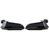 APEBAZY Paramani Moto Universali 22 mm 25 mm 28 mm Paramani Motocross Compatibili con TV Cafe Racer Bobber (Nero)