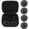 WiMas 4PCS Lifting Jack Pad in gomma per auto Jack Point Pad Body Pad Adapter con borsa di stoccaggio per veicoli Tesla Model 3/S/X/Y