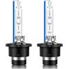 BIHEE Lampadine Xenon D2S 8000K D2S Xenon HID Lampadine per Auto Blu Ghiaccio 12V 35W Kit di Conversione HID, 2 Lampade
