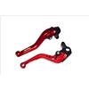 YJS Motocicletta Breve Leve Freno e Frizione CNC Leva Alluminio Regolabile Compatibile con DUCATI Monster 695 796 696 ST4S Monster 620 Hypermotard Mts 400 PWL020