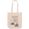 La Ruotante Borsa tote bag shopper per appassionati di gatti | Idea regalo