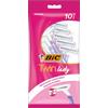 BIC Twin Lady Razor, Confezione da 10