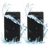 Tararium 2 filtri in spugna per acquari in schiuma biologica per filtro interno sommergibile JP-022F/024F, adatto per acquari d'acqua dolce o salata, 5,5 x 5 x 10,4 cm