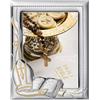 Cornice Portafoto SEC OF FLORENCE In Argento 925 Massiccio E Legno Di Mogano, 13x18 Cm, Made In Italy, Regalo Eleganza