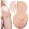 PKCHYE 80 Pezzi Cerotti Freestyle Libre Toppe Adesive Impermeabili per Protezione Adesivi per Sensore per Attività Sportive Patch per Sensore Cerotti per Freestyle Libre 1 2 & 3 Sensore
