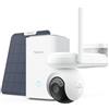 Reolink 4K Telecamera WiFi Esterno Senza Fili con Batteria e Home Hub Kit