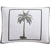 Tommy Bahama | collezione Palm Island, sham: 100% cotone, morbido e traspirante con chiusura a busta, prelavato per una maggiore morbidezza, standard, grigio