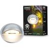 BRILONER - Sistema giardino Connect to Shine 12V, faretto incasso LED con luce laterale, prolunghe, IP65, luce bianca calda, illuminazione da giardino, 35x36 mm, colore argento