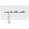 The Line TheLine Skyline Profilo Florence Nero 50 Centimetro Decorazione Della Parete