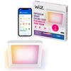 WiZ Smart Ceiling Panel Light - Design sottile e squadrato, dimensioni multiple, controllo vocale/app, programmazione, Google Home, Amazon Alexa e Apple HomeKit, illuminazione interna, nero/bianco
