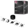 Paulmann 94290 Sistema a fune Mac II angolare max. 5x10 Watt lampada per soffitto nero opaco lampada su cavo metallo, plastica fune metallica GU5,3