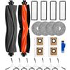 Jissta Kit Accessori di Ricambi per Xiaomi X20+/Dreame L10s Ultra/L10 Ultra | Aspirapolvere, 2 Spazzole Principali, 4 Panni mop, 4 Filtri HEPA, 7 Spazzole Laterali, 4 Sacchetto per Polvere